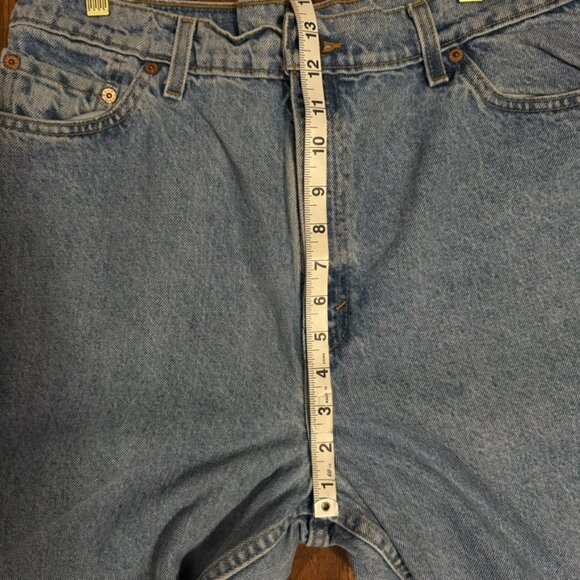 Vintage Levi's 522 High Rise Jeans‎ Women 16 Short Blue Denim Streetwear 90's - Picture 7 of 9